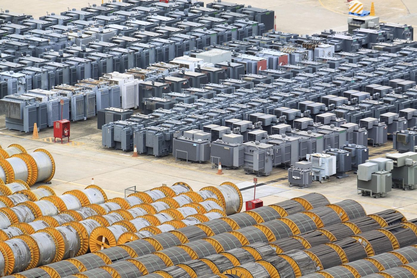 Cable drums and electrical infrastructure components
